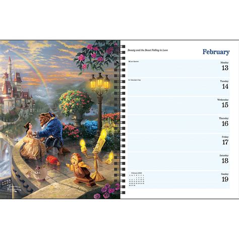 Disney Dreams Collection By Thomas Kinkade Studios: 2023 Monthly/Weekly ...