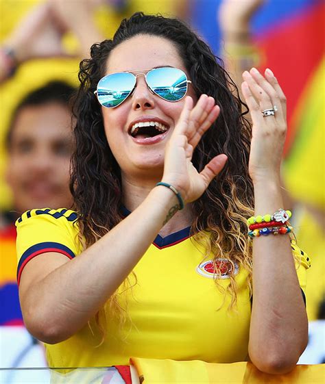 PHOTOS: Colombia fans dance their way into heart of Brazil - Rediff Sports