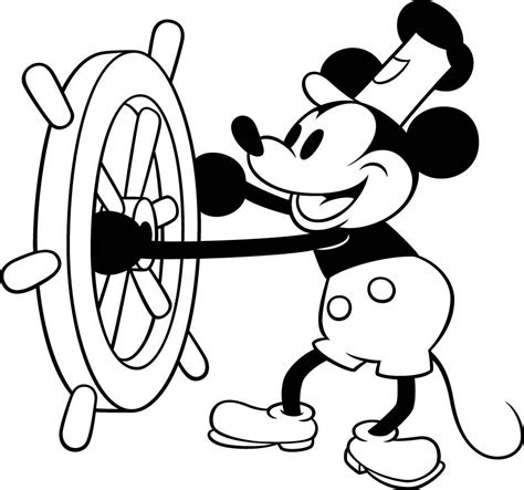 Disney Mickey Mouse Steamboat Willie Vinyl Decal for Cars - Etsy