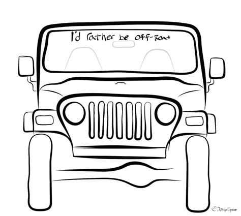 Jeep cherokee drawings