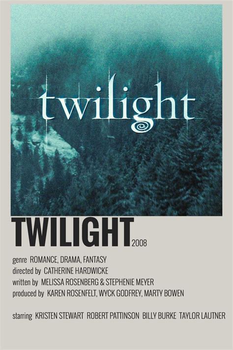 Twilight Movie Poster | Twilight movie posters, Twilight poster ...