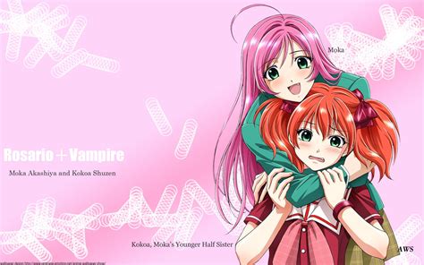 1280x1024 resolution | Rosario Vampire manga poster, Rosario + Vampire, Akashiya Moka, kokoa ...