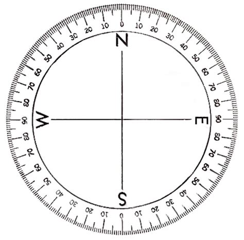 Printable Protractor 360 - Cliparts.co