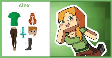 Last-Minute Alex Minecraft Costume Idea (Adult & Child Versions) For ...