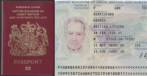 United Kingdom of Great Britain & Northern Ireland : British Passport ...