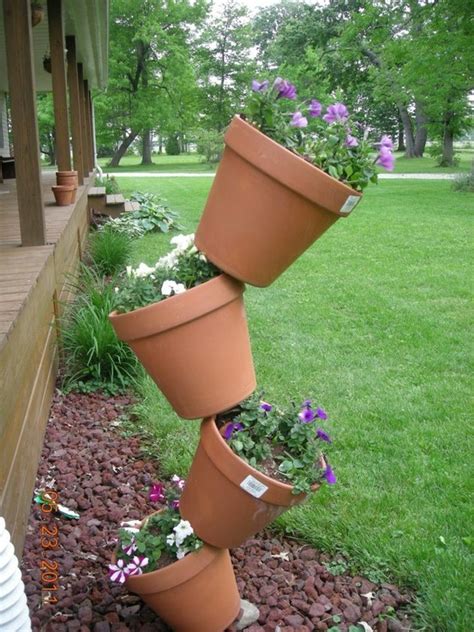 7 best Topsy Turvy Planter Ideas images on Pinterest | Clay pots, Gardening and Decks