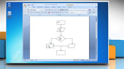 How To Draw A Flowchart In Microsoft Word - Creativeconversation4