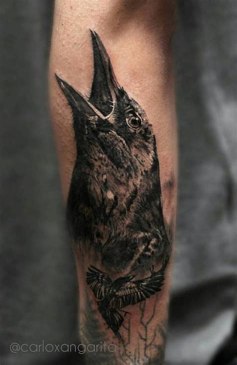 Share 81+ raven tattoo forearm best - in.cdgdbentre