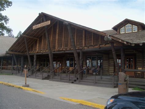 Front Picture Of Lake Lodge Cabins Yellowstone National Park | Images and Photos finder