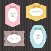 Cute straight seamless lace vector set — Stock Vector © antuanetto #7022055