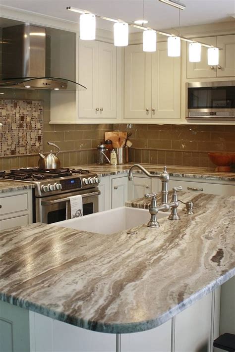 50+ Popular Brown Granite Kitchen Countertops Design Ideas