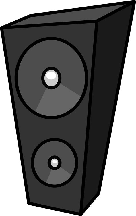 Clipart - Cartoon speaker 1