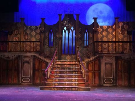 Addams family set, Addams home | Set design theatre, Addams family ...