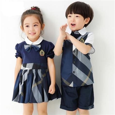 Source China Factory Wholesale Kids customized design kindergarten uniform Children primary scho ...
