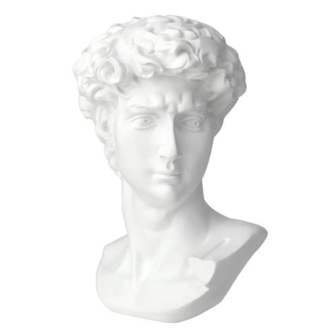 Buy Norrclp 11in Greek Statue of David, Classic Roman Bust Greek Mythology Sculpture for Home ...