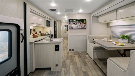 Winnebago Intent interior wide view, front to back