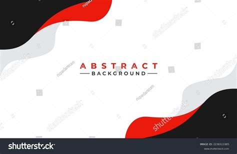 Red Black Abstract Background Modern Minimalist Stock Vector (Royalty ...