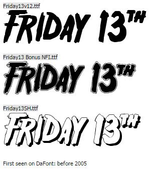 friday-13th-font - Printkeg Blog