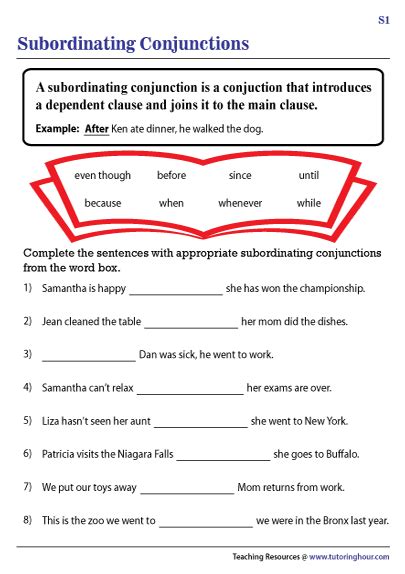 Coordinating conjunctions worksheets | K5 Learning - Worksheets Library