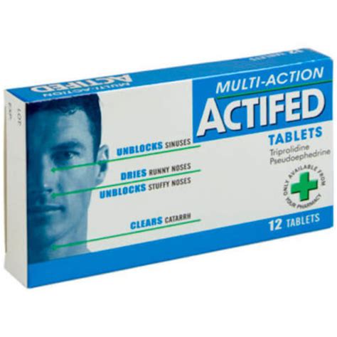 Buy Actifed Tablets | Congestion Treatment