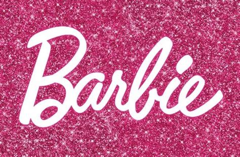 Pin by 𝕬𝖒𝖆𝖓𝖉𝖎𝖓𝖍𝖆 🐈‍⬛ on 𝔅𝔞𝔯𝔟𝔦𝔢 | Barbie logo, Barbie pink, Pink glitter