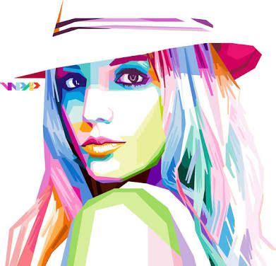 Britney Spears WPAP Pop Art Portraits, Portrait Art, Wpap Art, Doesburg ...