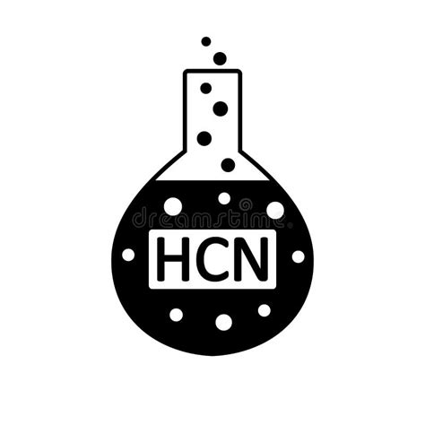 Hydrocyanic Acid Molecule Icon Stock Illustration - Illustration of physics, hydrogen: 168347441