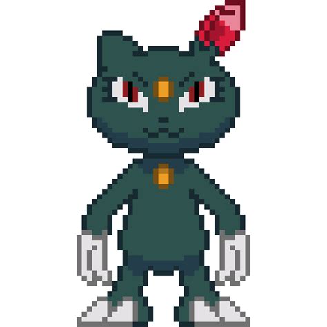 Pixel-Art: Sneasel Sprite by Seryam on DeviantArt