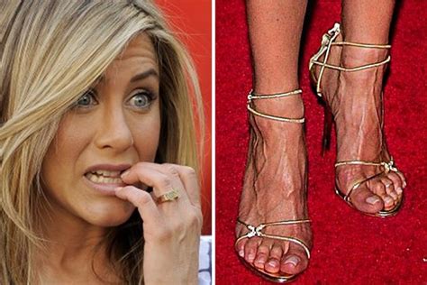 #7 – Jennifer Aniston 10 Celebs Who Have Shockingly Ugly Feet | Random | Pinterest | Jennifer ...