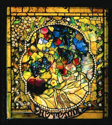 Louis Comfort Tiffany - Four Seasons Autumn | Arte vetraria, Vetrate ...