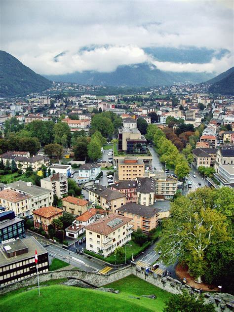 Elevation of Bellinzona, Stazione, Bellinzona, Switzerland ...