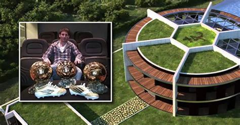 Do you know Leo Messi lives in a football-shaped mansion?