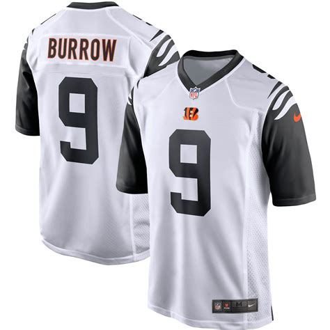 Men's Nike Joe Burrow White Cincinnati Bengals Alternate 2 Game Player Jersey