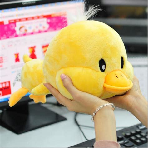 Small Yellow Duck Plush Toys 30cm Cute Duck Plush pet desktop dolls Kawaii Plush Toys For ...