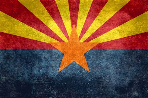 State flag of Arizona in Vintage Grunge Art Print by LonestarDesigns2020 is Modern Home Decor ...