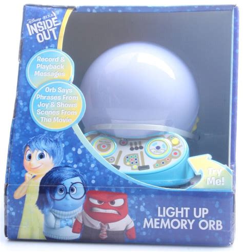 Disney Pixar INSIDE OUT Light Up Memory Orb Voice Recorder Movie Scenes age 3+