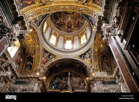 Santa Maria Maggiore, patriarchal basilica, interior with cupola and ...