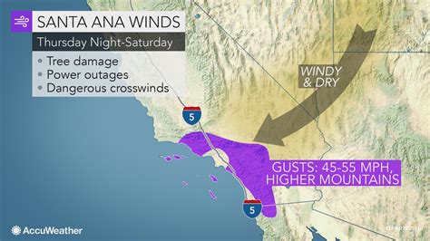 Santa Ana winds and a look ahead to the next western US storm Santa Ana ...