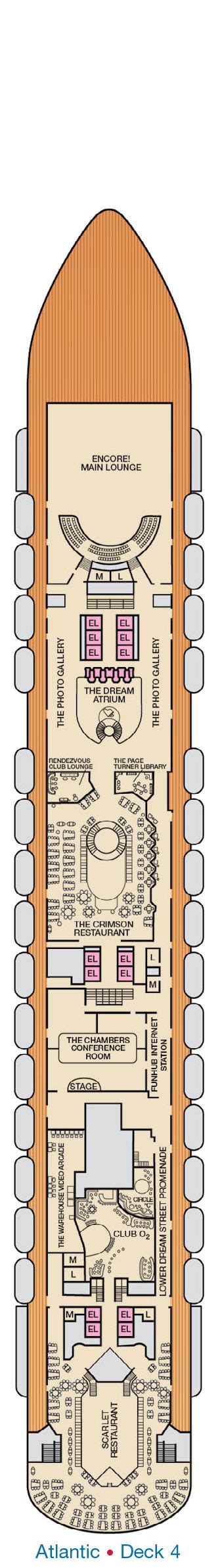 Carnival Dream Deckplans - Carnival Cruise Lines | CruiseInd