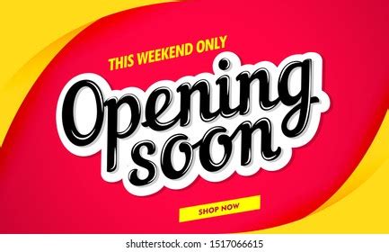 2,776 Opening Soon Sticker Images, Stock Photos & Vectors | Shutterstock