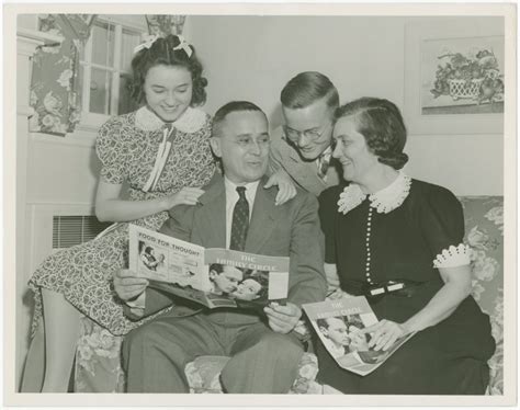 Typical American Family - Spielman family reading Family Circle - NYPL ...