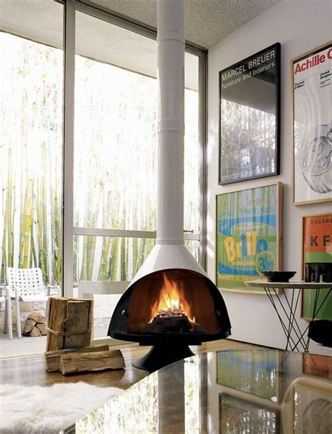 15 Mid-Century Modern Fireplace Design Ideas