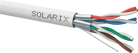 Solarix ethernet cable CAT6A STP LSOH 500m/spool | Discomp - networking solutions