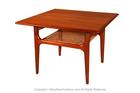 Mid Century Modern Trioh Danish Teak End Table - Mary Kay's Furniture