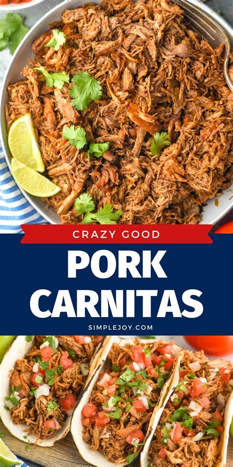 Slow Cooker Carnitas | Pork carnitas slow cooker, Slow cooker pork, Slow cooker carnitas