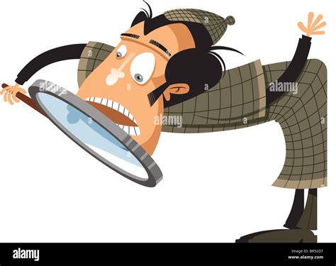 Detective magnifying glass hi-res stock photography and images - Alamy