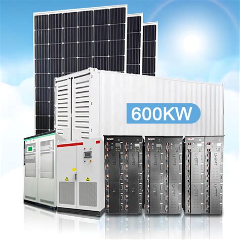 China Solar Energy System 600KW Energy Storage System With Battery ...