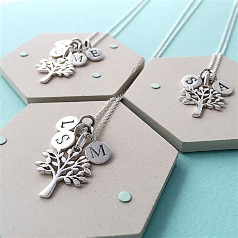 Silver Family Tree Necklace By Sophie Jones Jewellery