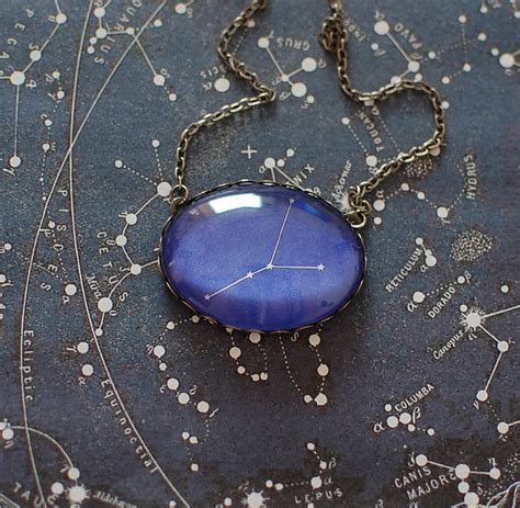 Custom Zodiac Constellation Necklace By Juju Treasures