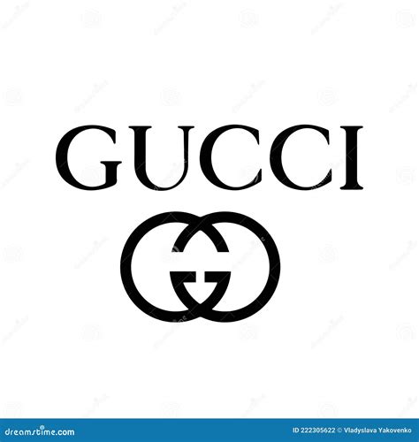 Gucci. Logo Popular Clothing Brand. GUCCI Famous Emblem. Vector, Icon ...